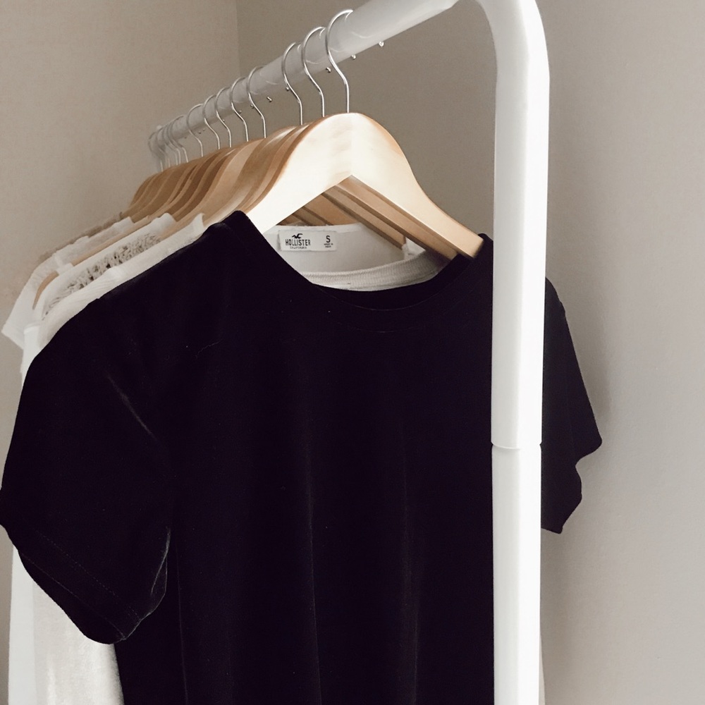 Abercrombie Black Velvet Shirt